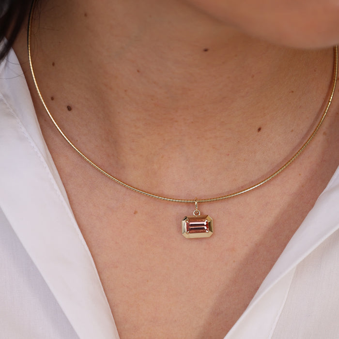 Imperial Topaz "Quince" Frame Charm