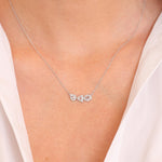 Diamond Geometric Pendant Necklace