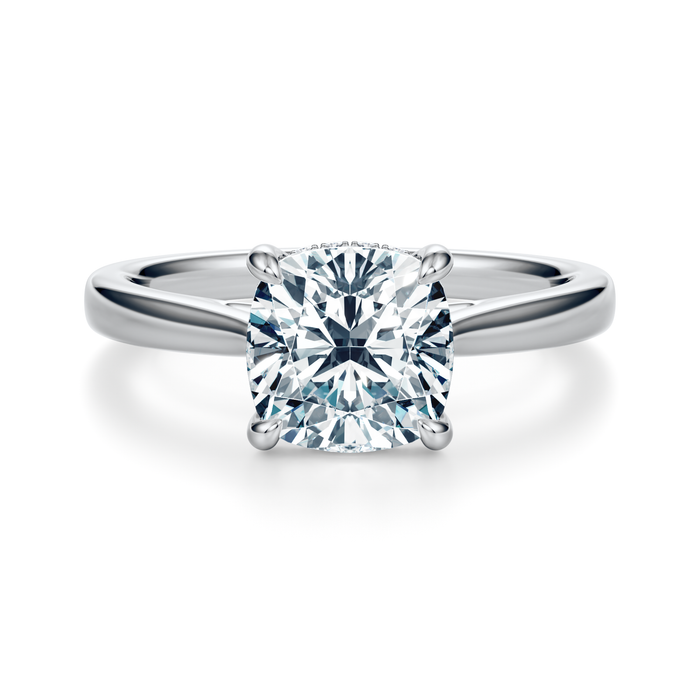Madison Hidden Halo Engagement Ring Setting