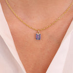 Tanzanite Necklace Charm