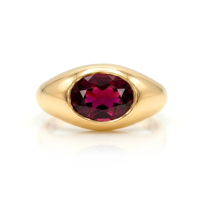 Jackson Red Tourmaline Pinky Ring