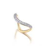 Pavé Diamond Shadow Band