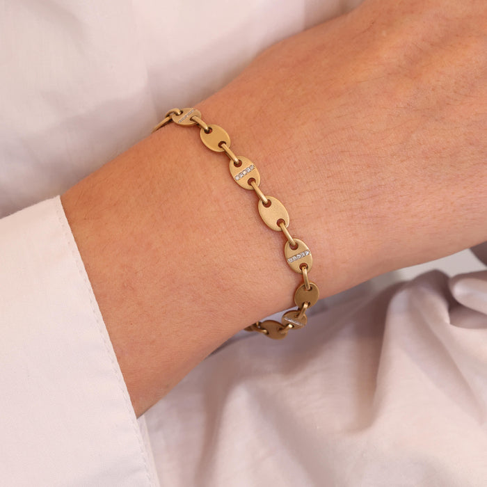 Oval Diamond Bracelet