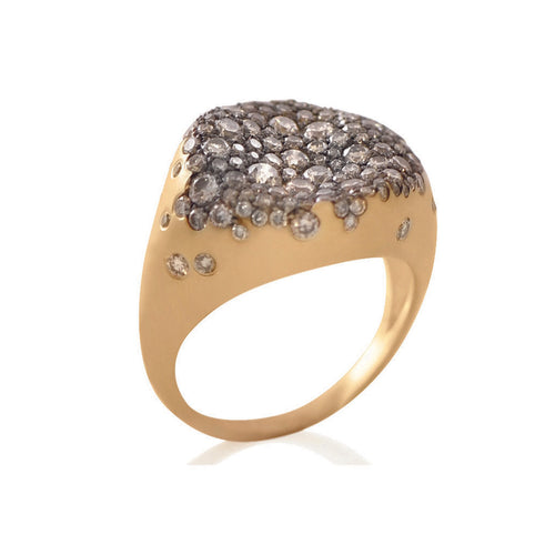 Champagne Diamond Baby Malak Ring