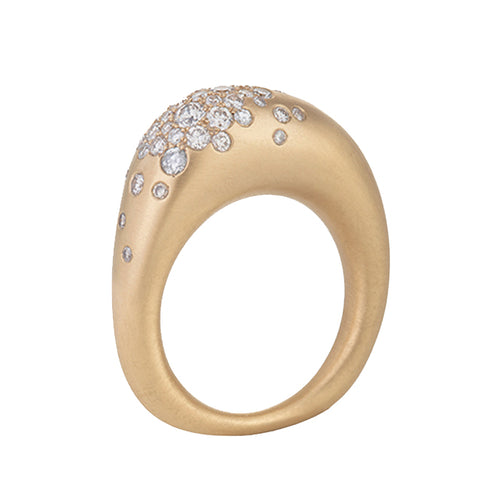 Champagne Diamond Urban Winter Big Ring