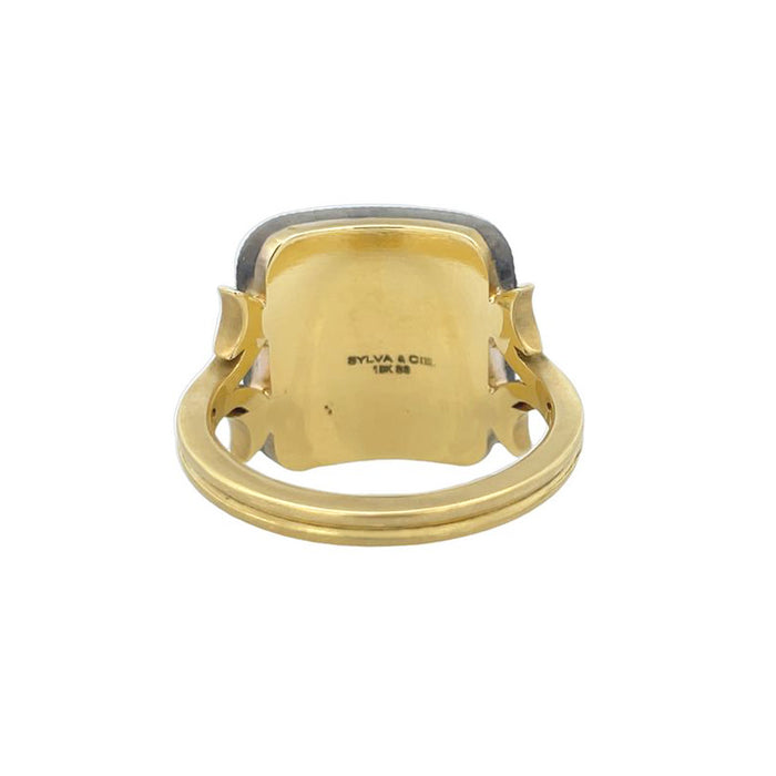 Small Ten Table Diamond Ring