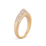 Diamond The Arch Power Stripe Stacking Ring
