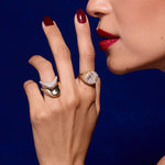 Petite ZAHA Pavé Diamond Ring