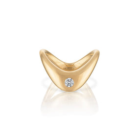 Petite ZAHA Diamond Ring