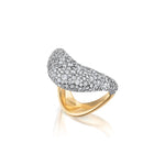 Big ZAHA Pavé Diamond Ring