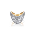 Big ZAHA Pavé Diamond Ring