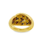 Diamond Scalloped Cocktail Ring