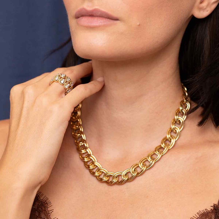 Textured Diamond Eternity Band