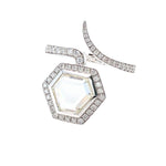 1.51ct Portrait Cut Diamond Geometric Ring