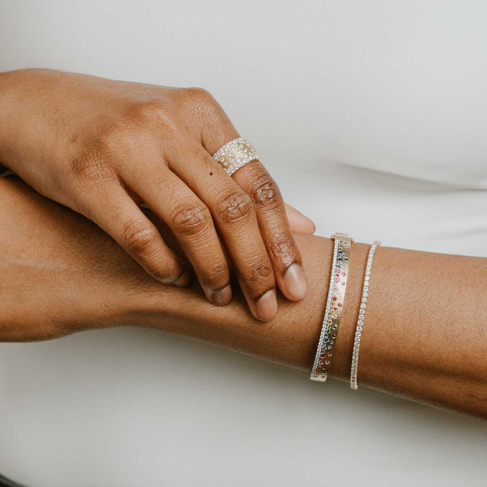 Scattered Diamond Cigar Band