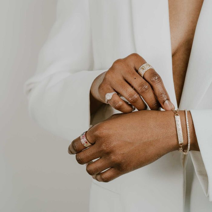 Scattered Diamond Cigar Band