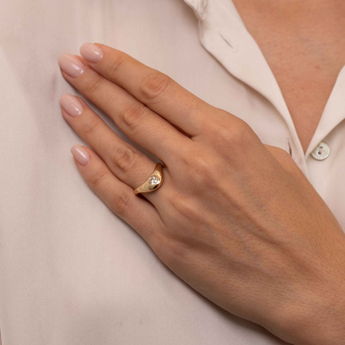 Medium ZAHA Diamond Ring