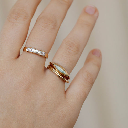 Diamond Baguette Band Image 2