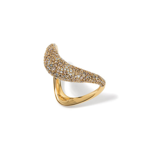 Petite ZAHA Pave Mixed Diamond Ring Image 2