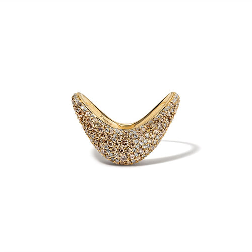 Petite ZAHA Pave Mixed Diamond Ring
