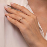 Champagne Diamond Shadow Band