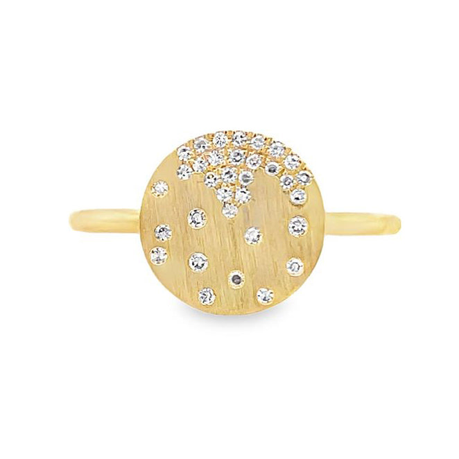 Diamond Disc Ring