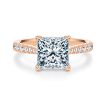 Madison Pavé Engagement Ring Setting