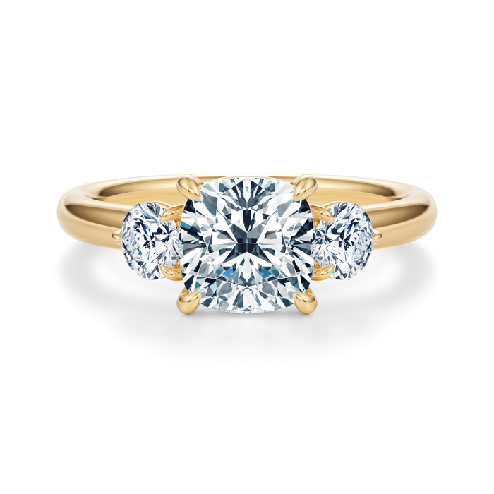Elizabeth Three-Stone Diamond Engagement Ring Setting