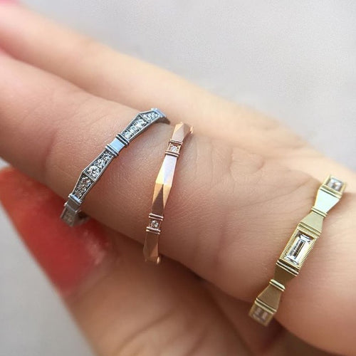 Liv Diamond Wedding Band Image 2