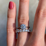 Large Jane Diamond Full Eternity Wedding Band