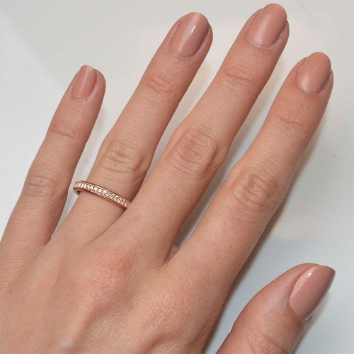 Hana Diamond Wedding Band Image 2