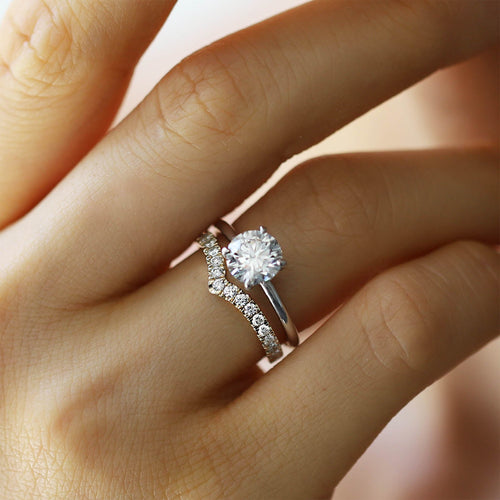 Cherry Diamond Wedding Band Image 2