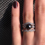 Cherry Diamond Wedding Band