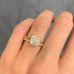 Small Baxter Half Diamond Eternity Wedding Band
