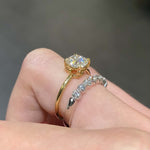 Hera Diamond Half-Eternity Wedding Band