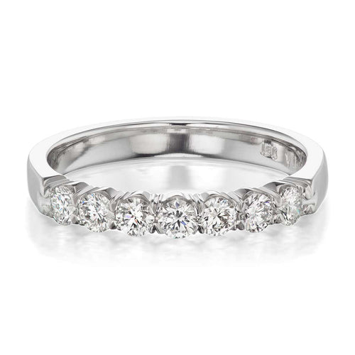 Hera Diamond Half-Eternity Wedding Band