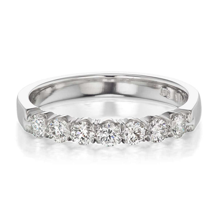 Hera Diamond Half-Eternity Wedding Band