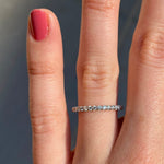 Small Serena Diamond Half-Eternity Wedding Band