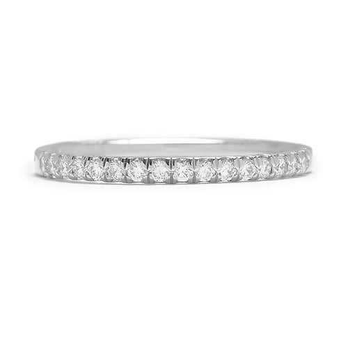 Small Serena Diamond Half-Eternity Wedding Band