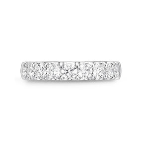 1.52tcw Watts Half Diamond Eternity Band