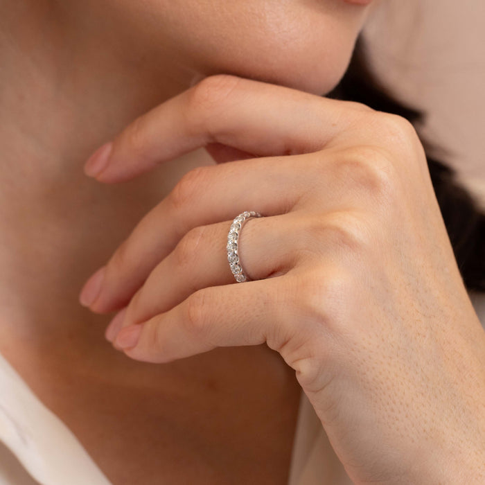 2.06tcw Serena Full Diamond Eternity Band