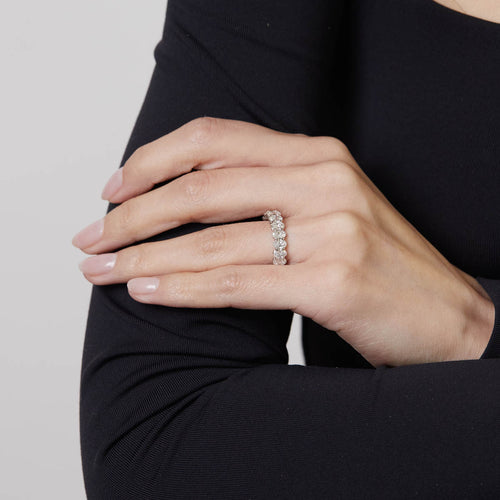 4.37tcw Arden Full Diamond Eternity Band Image 2