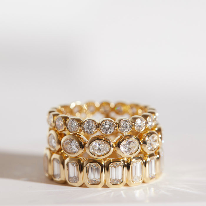 1.51tcw Grove Full Diamond Eternity Wedding Band