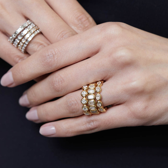 2.88tcw Claremont Full Diamond Eternity Wedding Band