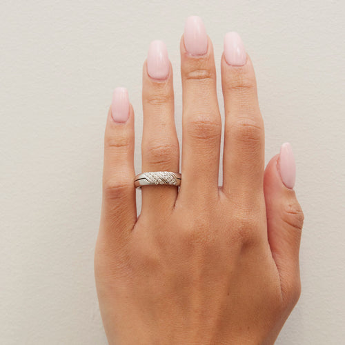 Stoned Medium DiMe Ring Image 2