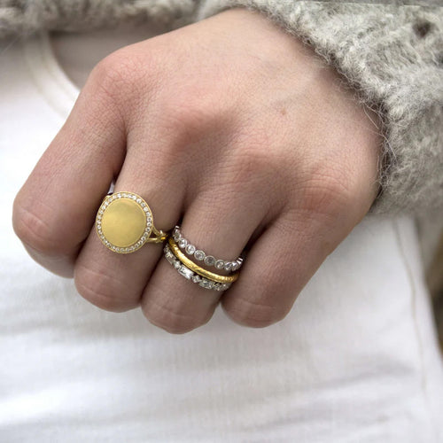 Madeline Diamond Wedding Band Image 2