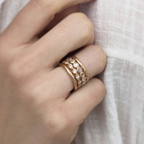 Elizabeth Diamond Wedding Band Image 2