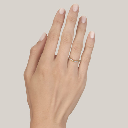 Grace Diamond Half Eternity Band Image 2