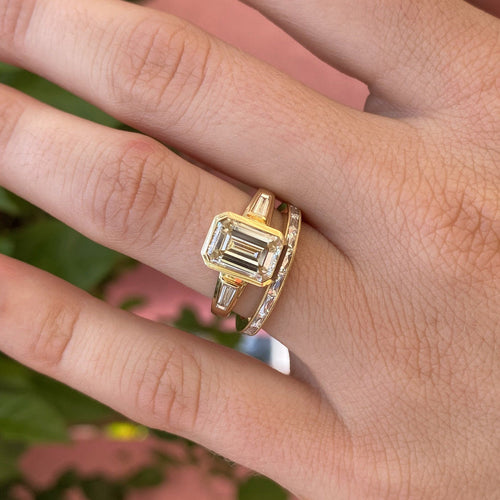 Emma Diamond Wedding Band Image 2