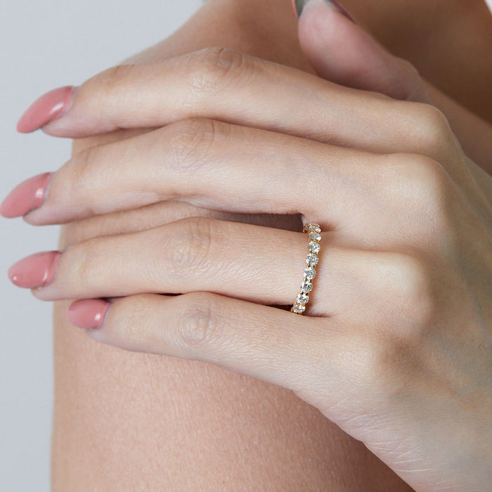 0.56ct Serena Half Diamond Eternity Band
